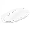 Беспроводная оптическая Мышка Hoco GM15 Art двухрежимная 2.4G/BT v3.0 + v5.0, 800/1200/1600DPI кнопка 4D Белый