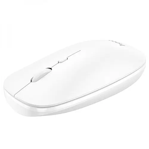 Беспроводная оптическая Мышка Hoco GM15 Art двухрежимная 2.4G/BT v3.0 + v5.0, 800/1200/1600DPI кнопка 4D Белый