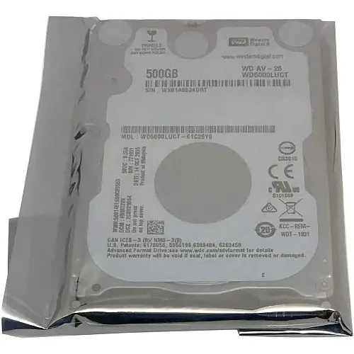 Жорсткий диск Western Digital AV-25 500GB 5400rpm 16MB WD5000LUCT 2.5 SATA II
