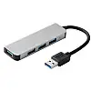 Концентратор USB-хаб RIAS BYL-2013U 4 порта USB 3.0 Silver