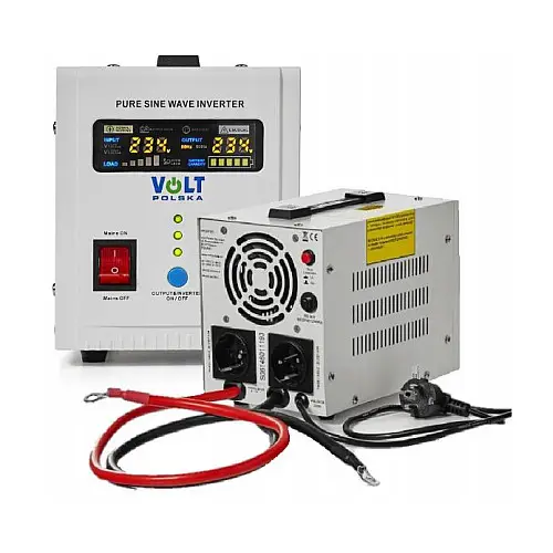 Джерело безперебійного живлення ДБЖ Volt Polska Sinus PRO 800E 12V/230V 800 ВА 500 Вт із чистою синусоїдою