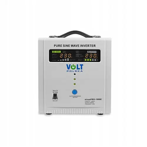 Источник бесперебойного питания ИБП Volt Polska Sinus PRO 1500E 12V/230V 1500 ВА 1000 Вт с чистой синусоидой