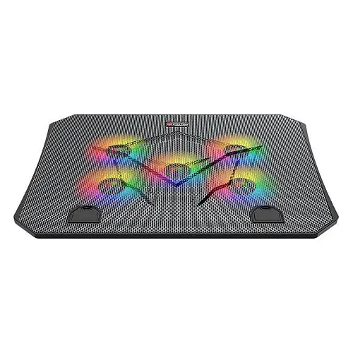 Підставка кулер для ноутбука MeeTion CoolingPad CP3030 з RGB підсвіткою Black