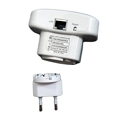 Ретранслятор Wi-Fi сигнала RIAS 2dBi 802.11N/B/G White (3_03620)