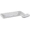 Комплект бездротова клавіатура з мишею UKC 5263 White (3_03693)