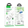 Удлинитель сетевий Hoco AC7A Мультифункціональний 3USB 1Type-C, PD 17W 3.4A 1.5м Білий