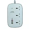Удлинитель сетевой LDNIO SCW3451 WiFi 3 резетки PD / QC 3.0 2m 3USB Type-C White