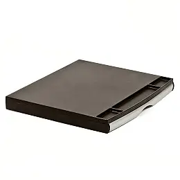 Підставка під монітор мала настільна ProfiOffice 318х274х38 мм Black&Silver