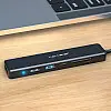 USB hub Acasis CM069 з роз'ємом type-C та підтримкою швидкої зарядки 60W Чорний