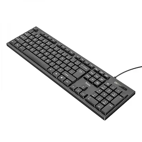 Проводна USB клавіатура Hoco GM23 Plug Play 1.45 м Чорний