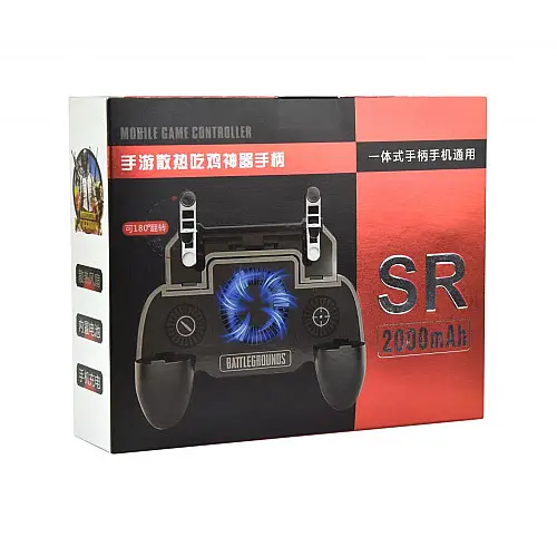 Игровой геймпад Wuw SR 2000mah Pubg Power Bank Черный