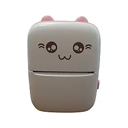 Термопринтер дитячий портативний з термодруком Jetix Portable Mini Printer MX06 Рожевий