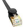 Кабель мережевий RJ45 Baseus CAT7 B00133207111-04 RJ45 плаский 5 м Black