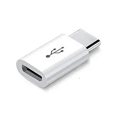 Адаптер Перехідник microUSB - Type-C GT Gray (43236884)