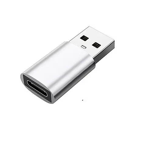 Адаптер Перехідник Type-C-мама на USB GT Gray (45830595)