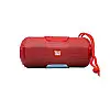 Бездротова портативна Bluetooth колонка з LED-підсвічуванням T&G TG-143 FM microSD Red