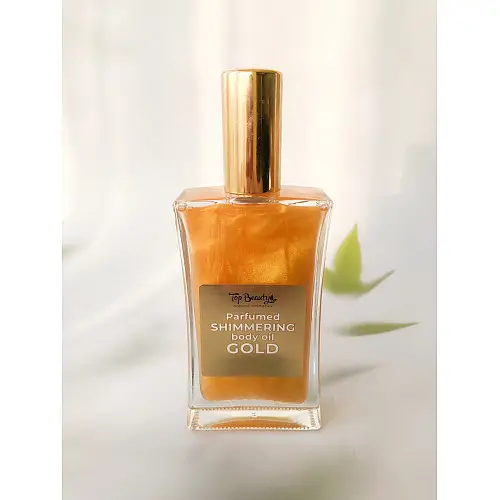 Мерцающее сухое масло Top Beauty 100мл Золото