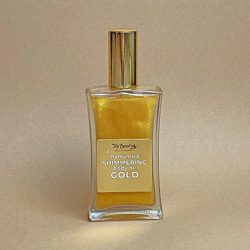 Мерцающее сухое масло Top Beauty 100мл Золото