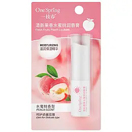 Бальзам для губ One Spring 2.7g Peach Scent увлажняющий