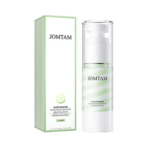 База під макіяж для обличчя двокольорова Jomtam Nicotinamide Moisturizing Two Color Isolation Lotion тон 02 35 мл (11278-63559)