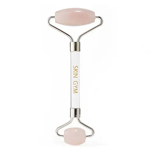 Роллер с кристаллом розового кварца SKIN GYM Rose Quartz Facial Roller