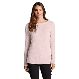 Пуловер Eddie Bauer Women Lux Thermal Crewneck Sweater HTR M Рожевий (0303PIH-M)