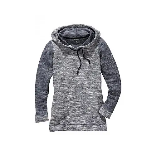 Пуловер Eddie Bauer Womens Kapuzenpullover NAVY MELIERT L Сірий (GR4132NVM)