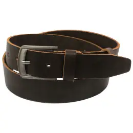 Шкіряний ремінь Skipper 110-130 x 3.8 см Коричневий (1136-38)