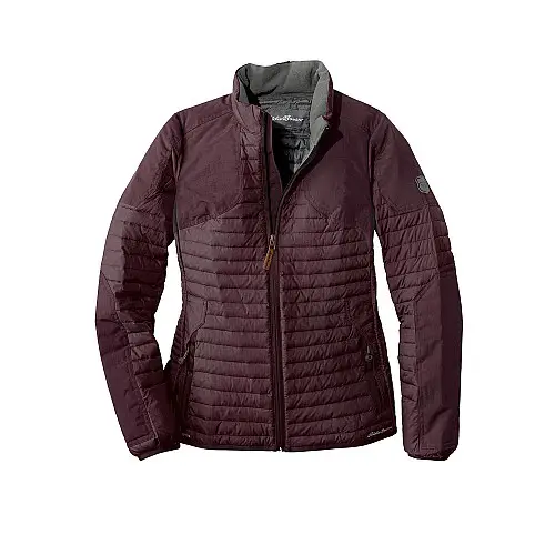 Куртка Eddie Bauer Womens MicroTherm StormDown Field Jacket CASSIS XS Фиолетовый (0126CZ)