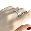 Серебряное кольцо SilverBreeze с керамикой 16.5 (0481630)