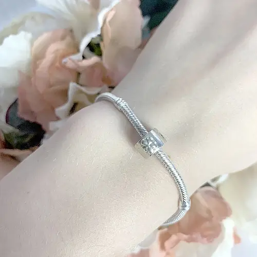 Серебряный шарм-клипса SilverBreeze без камней (1472378)