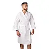 Вафельный халат Luxyart Кимоно XL Белый (LS-0411)