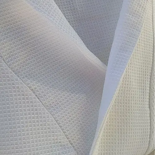 Вафельный халат Luxyart Кимоно XXL Белый (LS-0422)