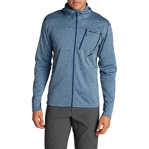 Кофта Eddie Bauer Men High Route Fleece Hoodie TRUE BLUE XL Синій (0026TBL-XL)