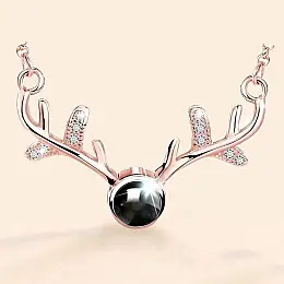 Підвіска срібна S925 SUNROZ I love You Я люблю тебе на 100 мовах Золотистий (SUN310011)