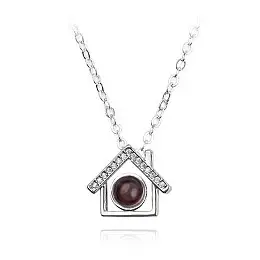 Підвіска SUNROZ Home I love You Я люблю тебе на 100 мовах Срібний (SUN31007)