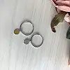 Серебряные серьги SilverBreeze без камней (2023852)