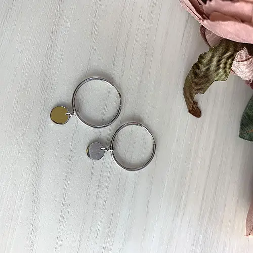 Серебряные серьги SilverBreeze без камней (2023852)
