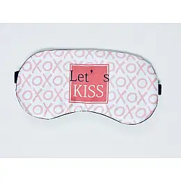 Маска для сну Sleep Let`s Kiss Рожевий (Njk123745)
