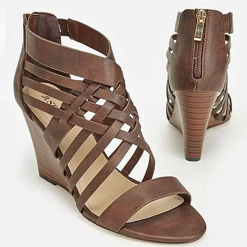 Босоніжки JustFab Womens Kier Brown 41 Коричневий (WE1616527BN)