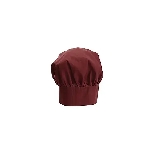 Шапка поварская WINCO с регулировкой длины Бордовая (04399)