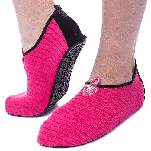 Обувь детская для спорта и йоги SP-Sport PL-1812B 2XL-34-35 длина стопы 20-21см Skin Shoes Малиновый