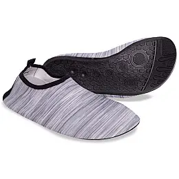 Обувь для басейну і йоги SP-Sport PL-0419-GR 3XL-44-45 довжина стопи 28,5-29см Skin Shoes Сірий