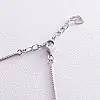 Серебряный браслет Шарики на ногу 141487 Оникс 24.5
