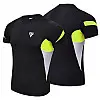 Рашгард с коротким рукавом RDX Lycra RDX Inc L Черно-зеленый (06260006)