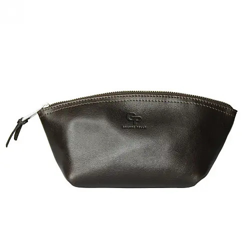 Косметичка Grande Pelle 805620 глянцевая кожа Коричневый 11 × 24 × 7.5