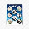 Набор значков Fan Girl Юри на Льду Yuri on Ice 8шт (14949)
