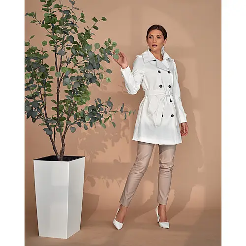 Тренч SL-FASHION 503.2 46 Молочный (SLF-503.2-3)