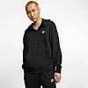 Бомбер чоловічий Nike M Nsw Club Hoodie Fz Ft S Чорний (BV2648-010)