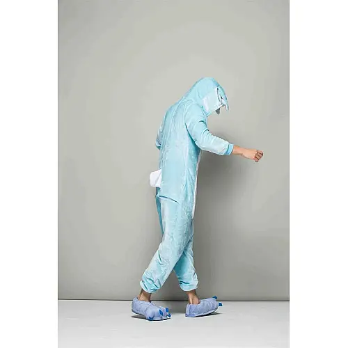 Пижама Кигуруми взрослая BearWear Зайка New M 155 - 165 см Голубой (K1W1-0186-M)